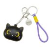 Portachiavi in Pu Black Cat