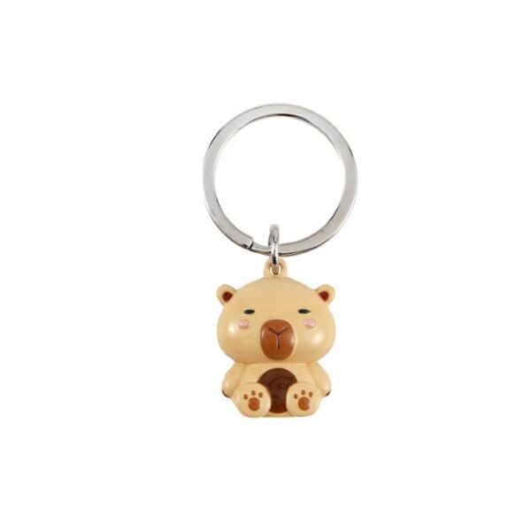 Portachiavi in metallo Capybara