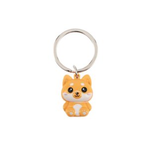 Portachiavi in metallo Shiba