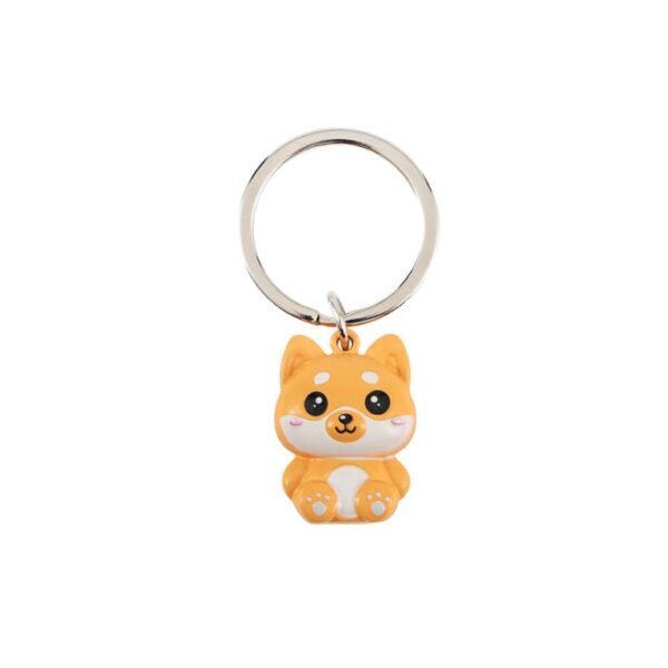 Portachiavi in metallo Shiba