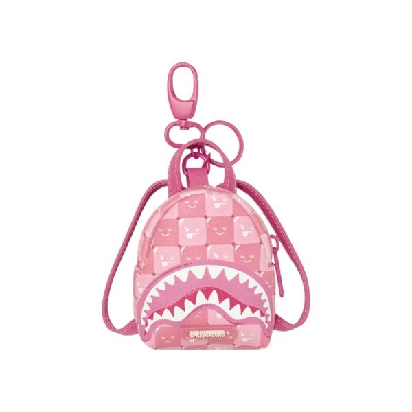 Portachiavi Sprayground PINK NEW CHECK FACES