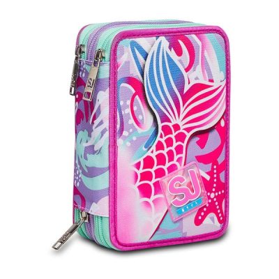 Astuccio 3 Zip Sj Gang Sea Beauty