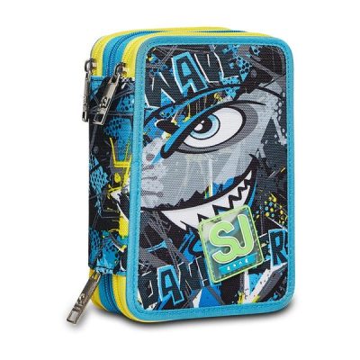 Astuccio 3 Zip Sj Gang Sharken