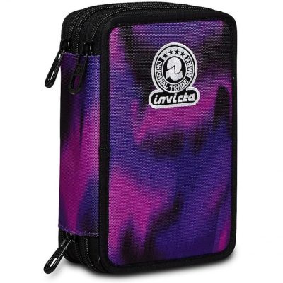 Astuccio 3 Zip Space Pink Invicta Fantasy