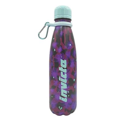 Borraccia Invicta 500ML Inox 304 Termica con Moschettone Coral