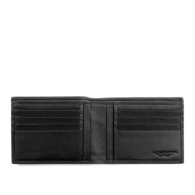 Portafoglio A.G. Spalding Uomo Orizzontale 8 CC WASHINGTON Pelle Nero