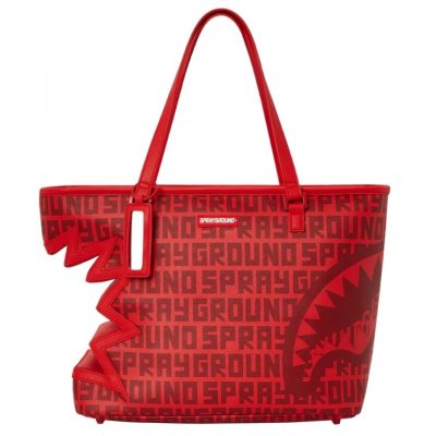 Sprayground Borsa Shopping RED INFINITI SHARK BITE