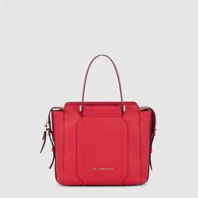 Tracolla Piquadro Donna in Pelle Circle Rosso Cardinale