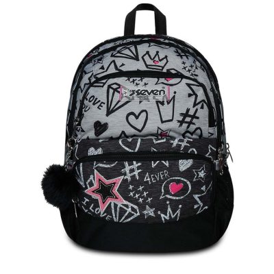 Zaino Advanced Pockets Seven Zipper Glamy Girl